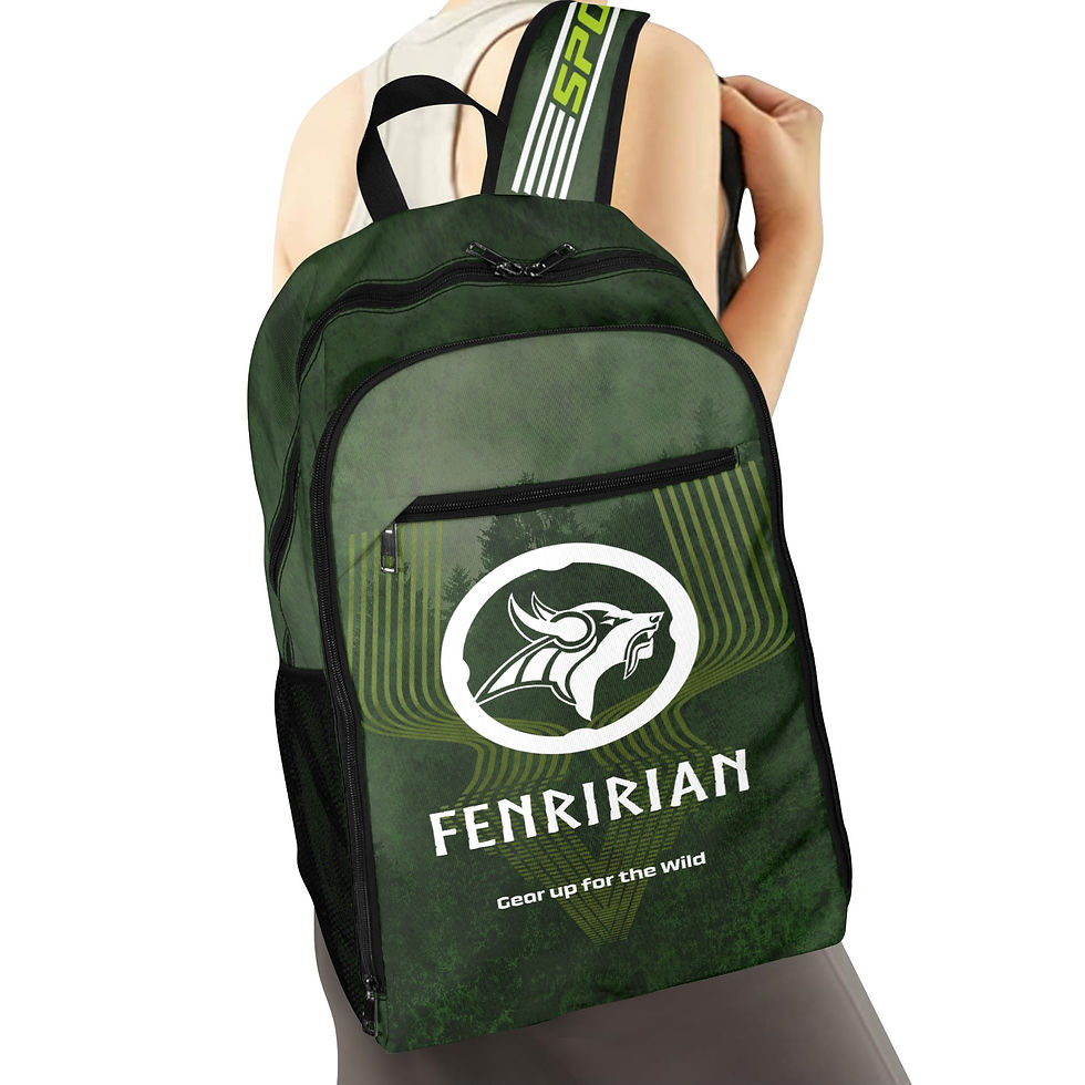 Thumbnail: Fenririan x Sport41life All Over Print Leisure Sports Backpack (Model 1741)