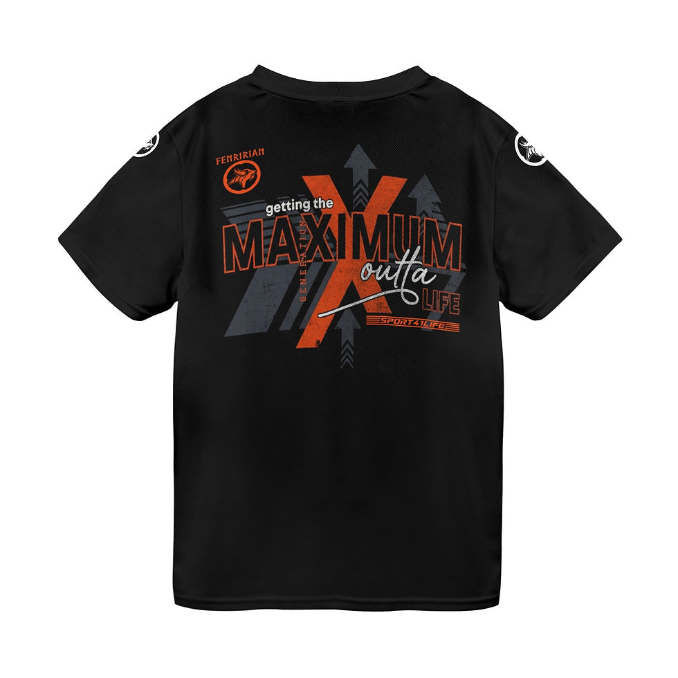 Thumbnail: Maximum Outta Life New All Over Print T-shirt for Men (Model T45)