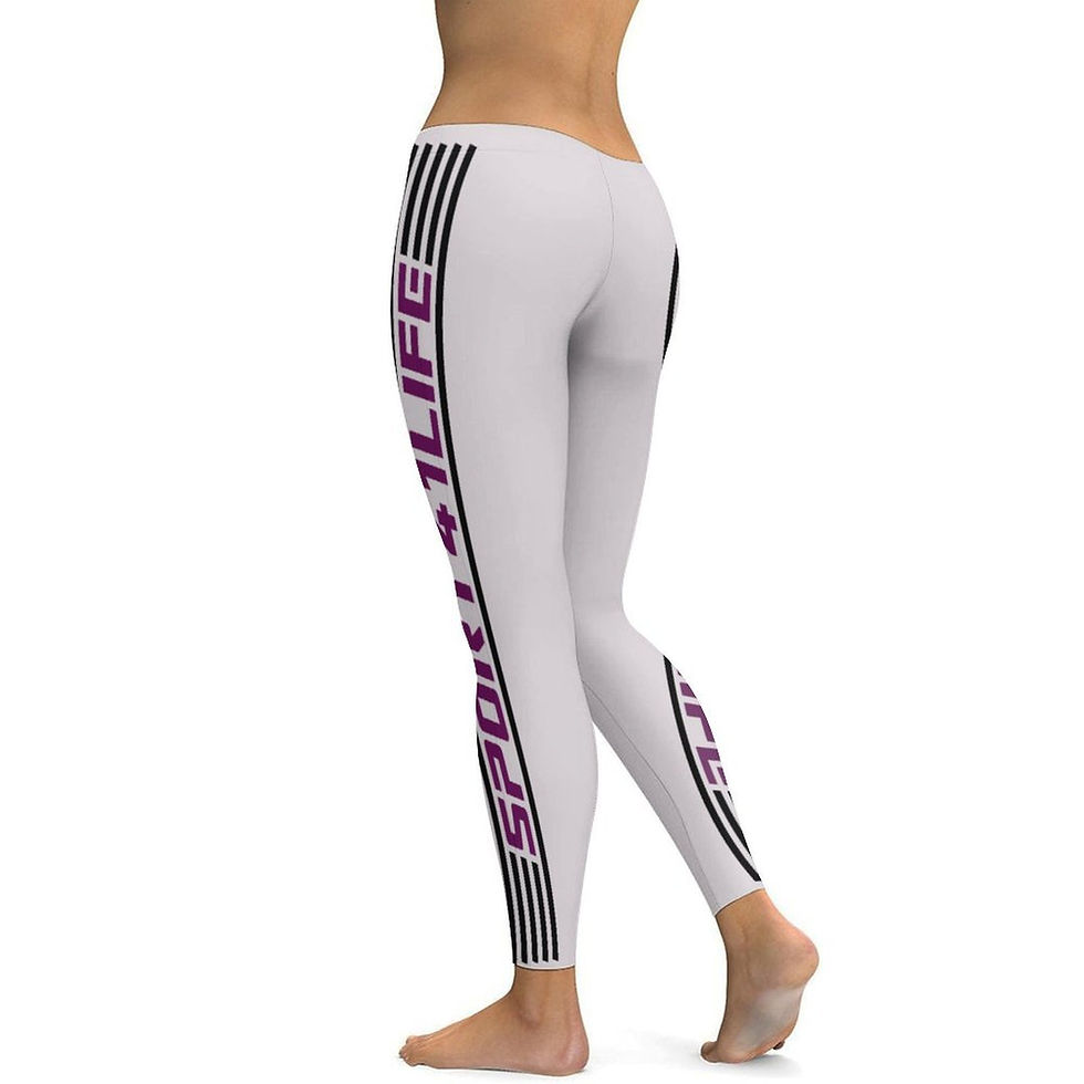 Thumbnail: Black YinYang Rose Women's Yoga Leggings (SY010-)