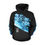Thumbnail: White Powder Graffiti All Over Print Hoodie for Men (USA Size) (Model H13)