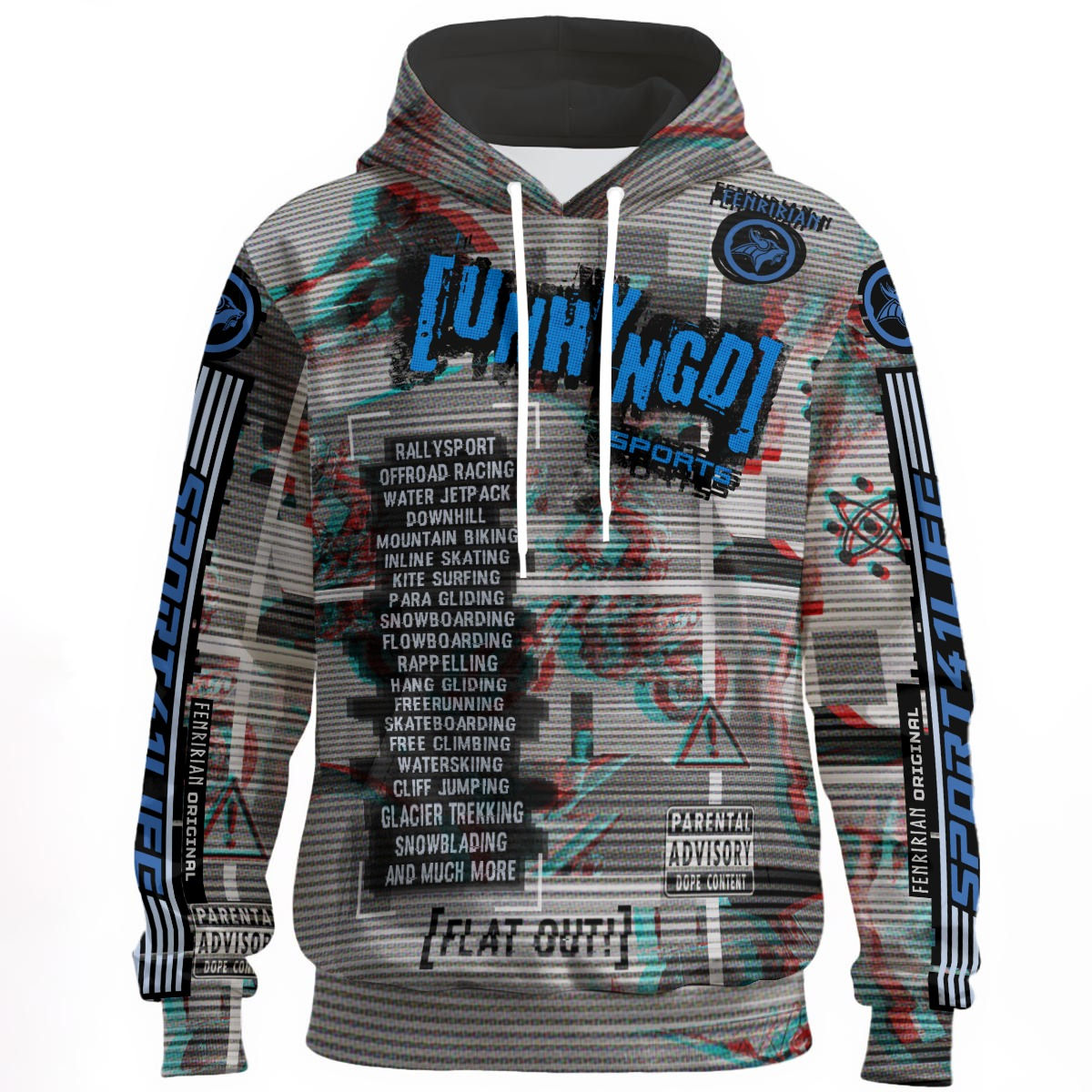 UNHYNGD Sports glitch | Hoodie