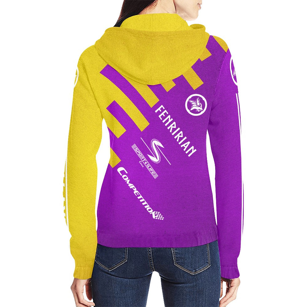 Thumbnail: Competition MPR-GCSC All Over Print Full Zip Hoodie for Women (Model H14)