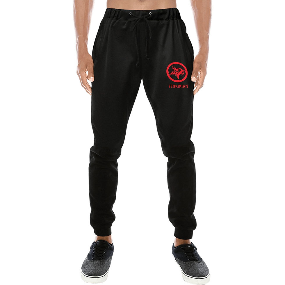 Thumbnail: Anti-Lag Fan Club Men's All Over Print Sweatpants (Model L11)