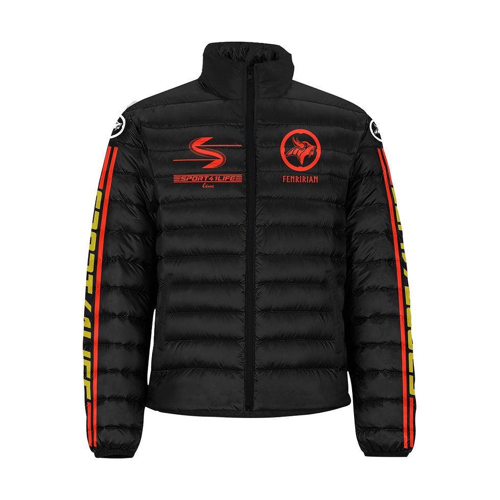 Thumbnail: Amazing Experiences Men's Stand Collar Padded Jacket (Model H41)