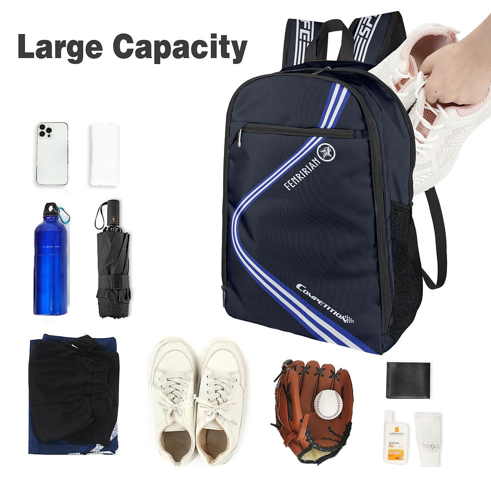 Thumbnail: Competition MAR-BLUE All Over Print Leisure Sports Backpack (Model 1741)
