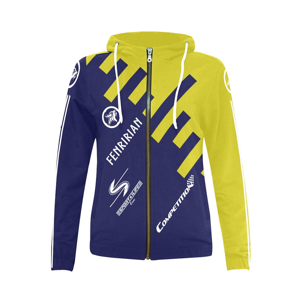 Thumbnail: Competition MPR All Over Print Full Zip Hoodie for Women (Model H14)