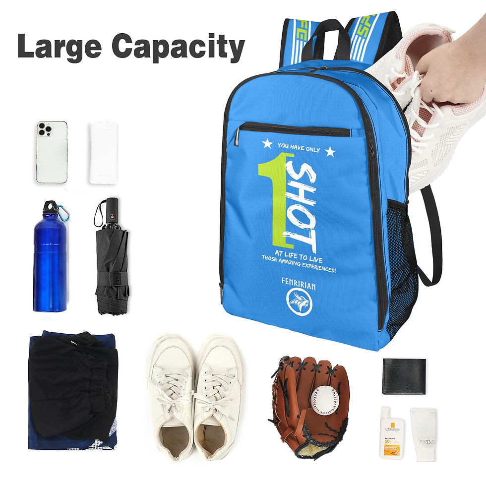 Thumbnail: 1 shot All Over Print Leisure Sports Backpack (Model 1741)