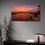 Thumbnail: Rocky Sunset Modern House Balcony Frame Canvas Print 8"x16" (Horizontal)