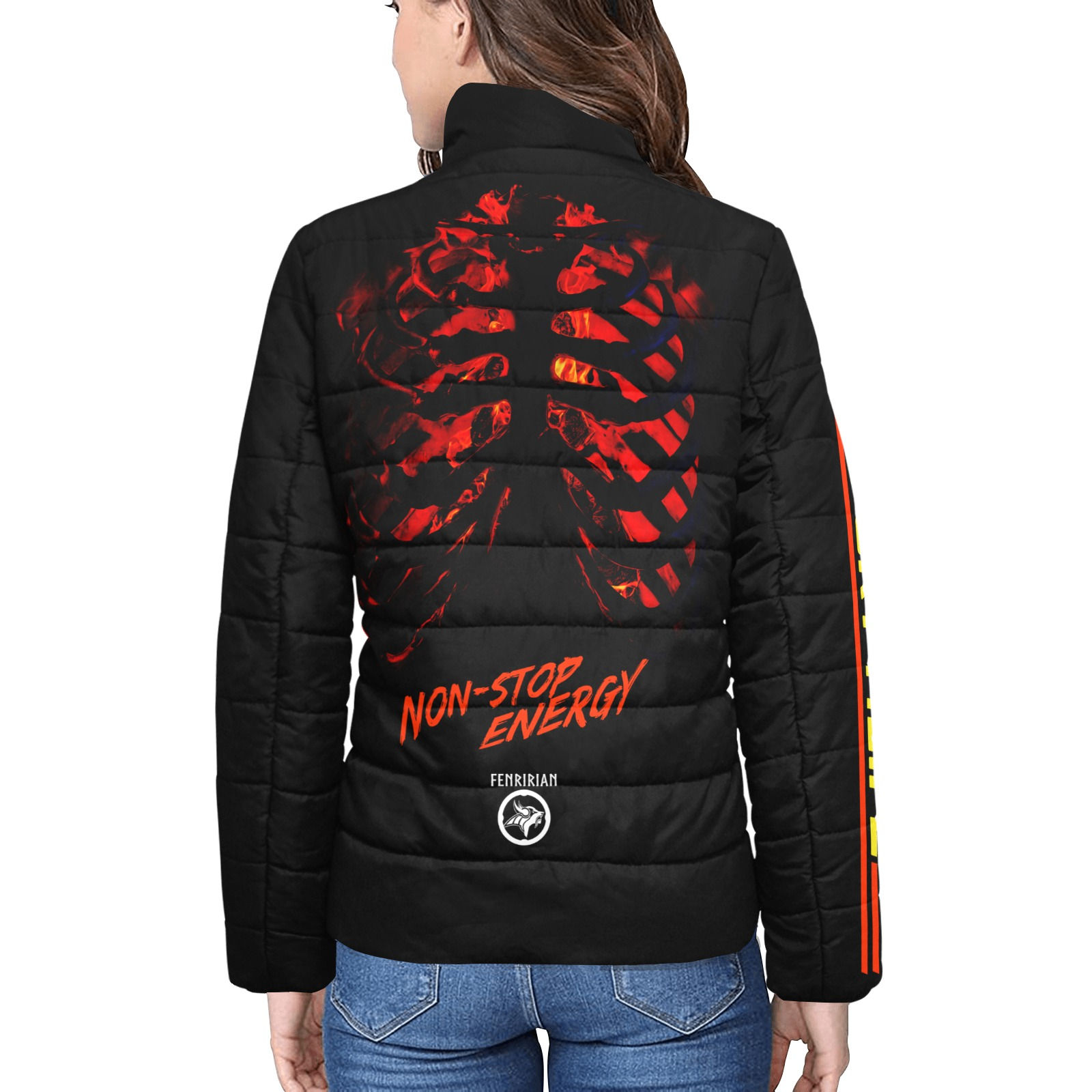 Non-Stop Energy Women's Stand Collar Padded Jacket (Model H41)