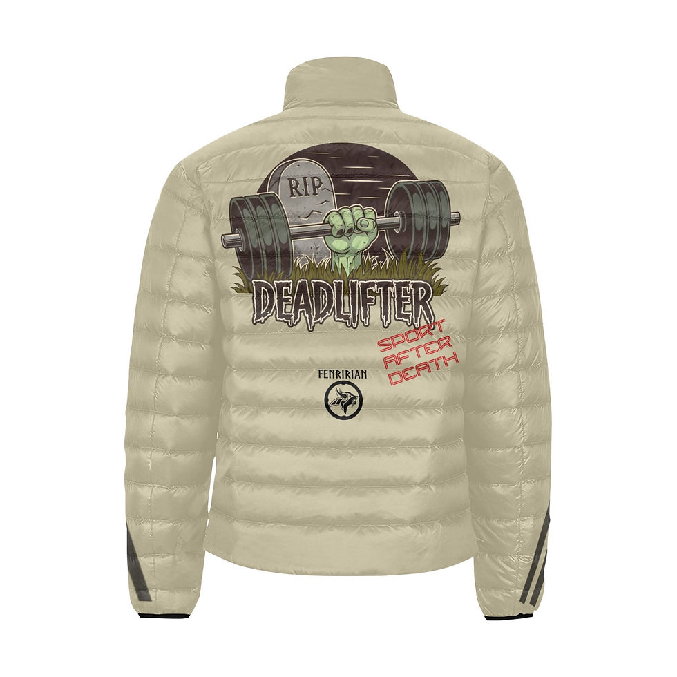 Thumbnail: Dead Lifter Men's Stand Collar Padded Jacket (Model H41)