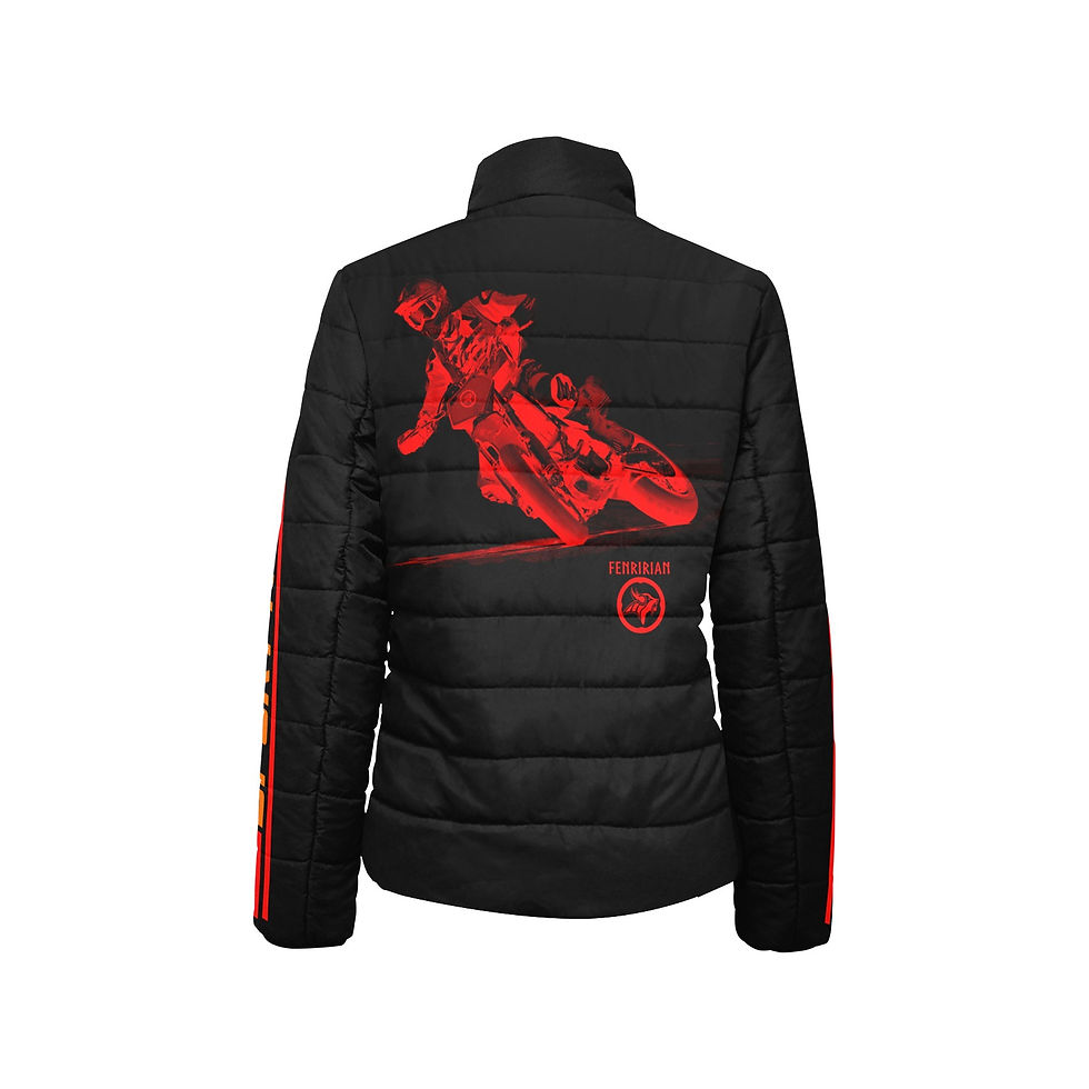 Thumbnail: Supermoto Heatmap Women's Stand Collar Padded Jacket (Model H41)