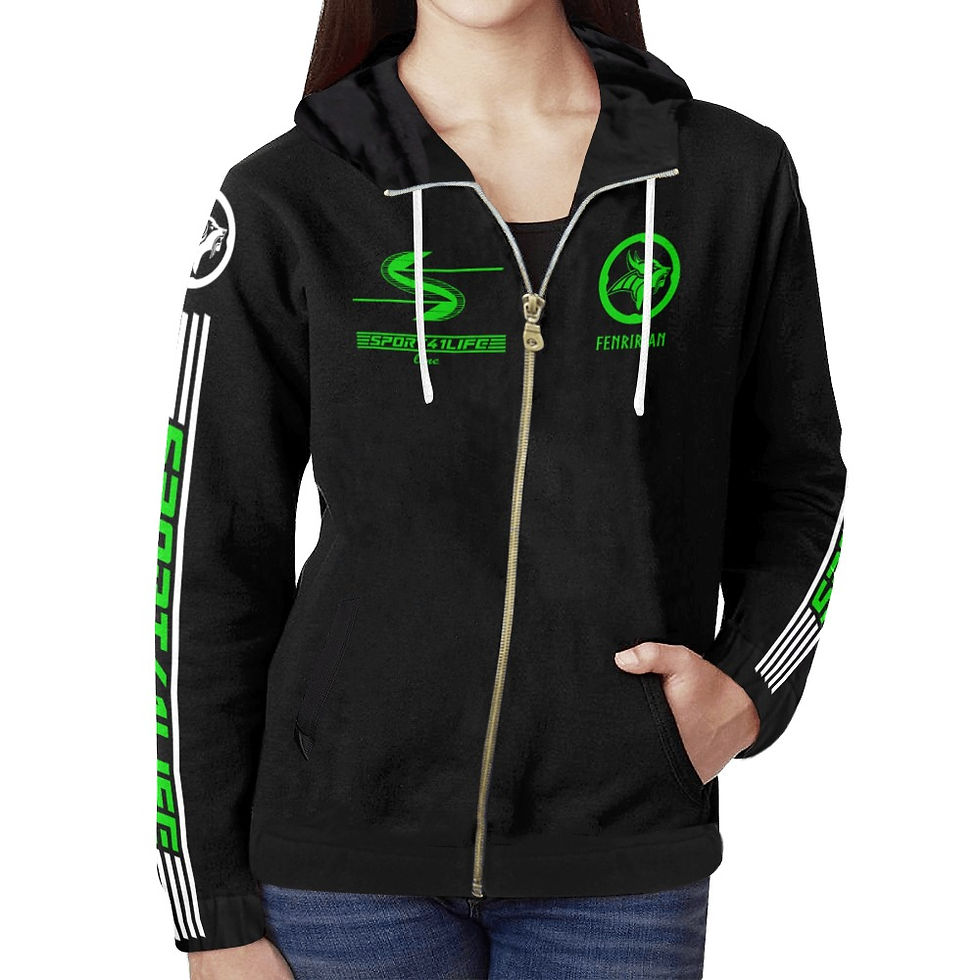 Mountainbiker Heatmap All Over Print Full Zip Hoodie for Women (Model H14)