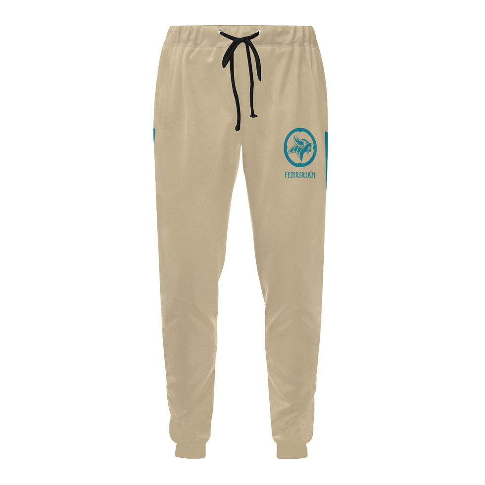 Thumbnail: Surf Eat Sleep Repeat Men's All Over Print Sweatpants (Model L11)