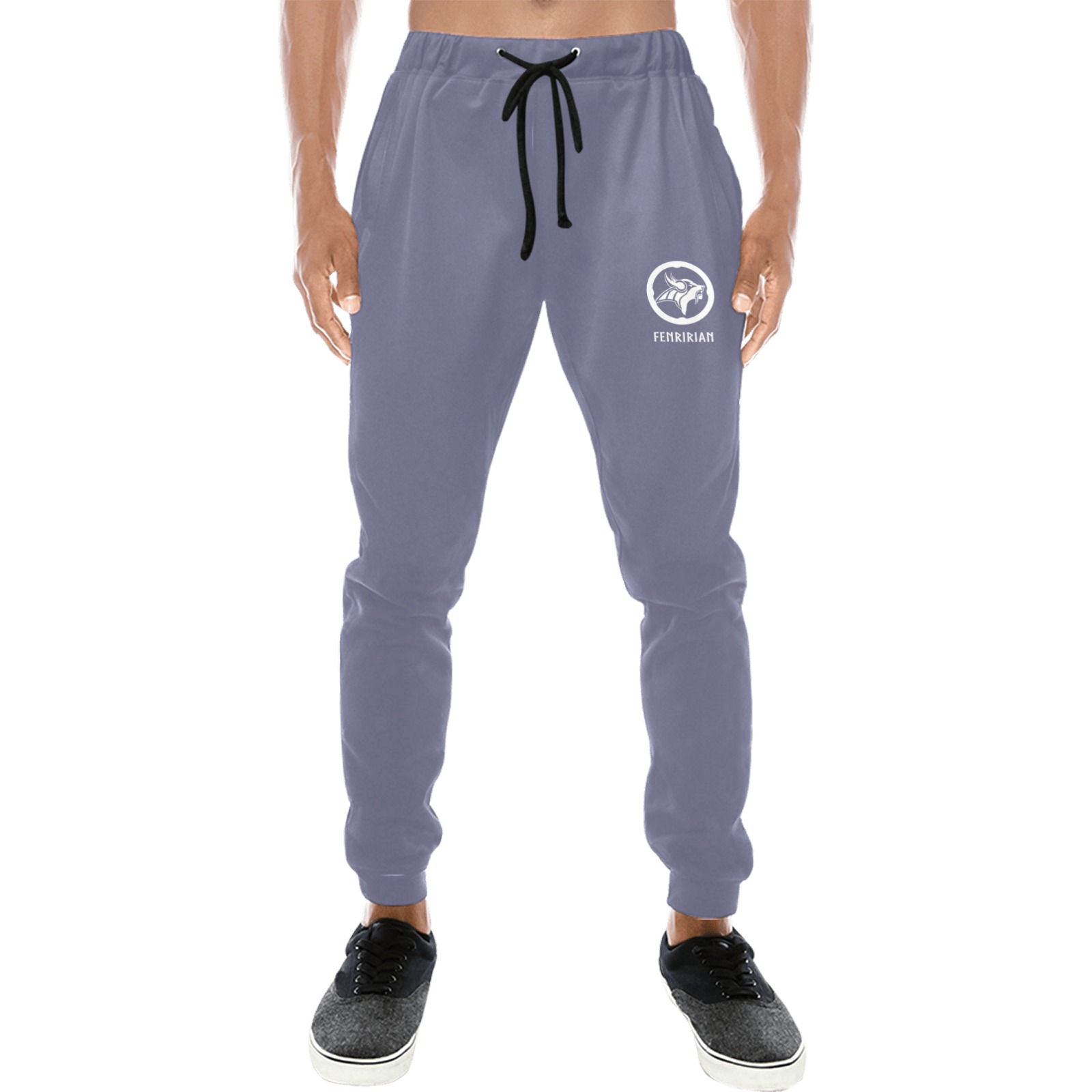 Fenririan blue grey Men's All Over Print Sweatpants (Model L11)