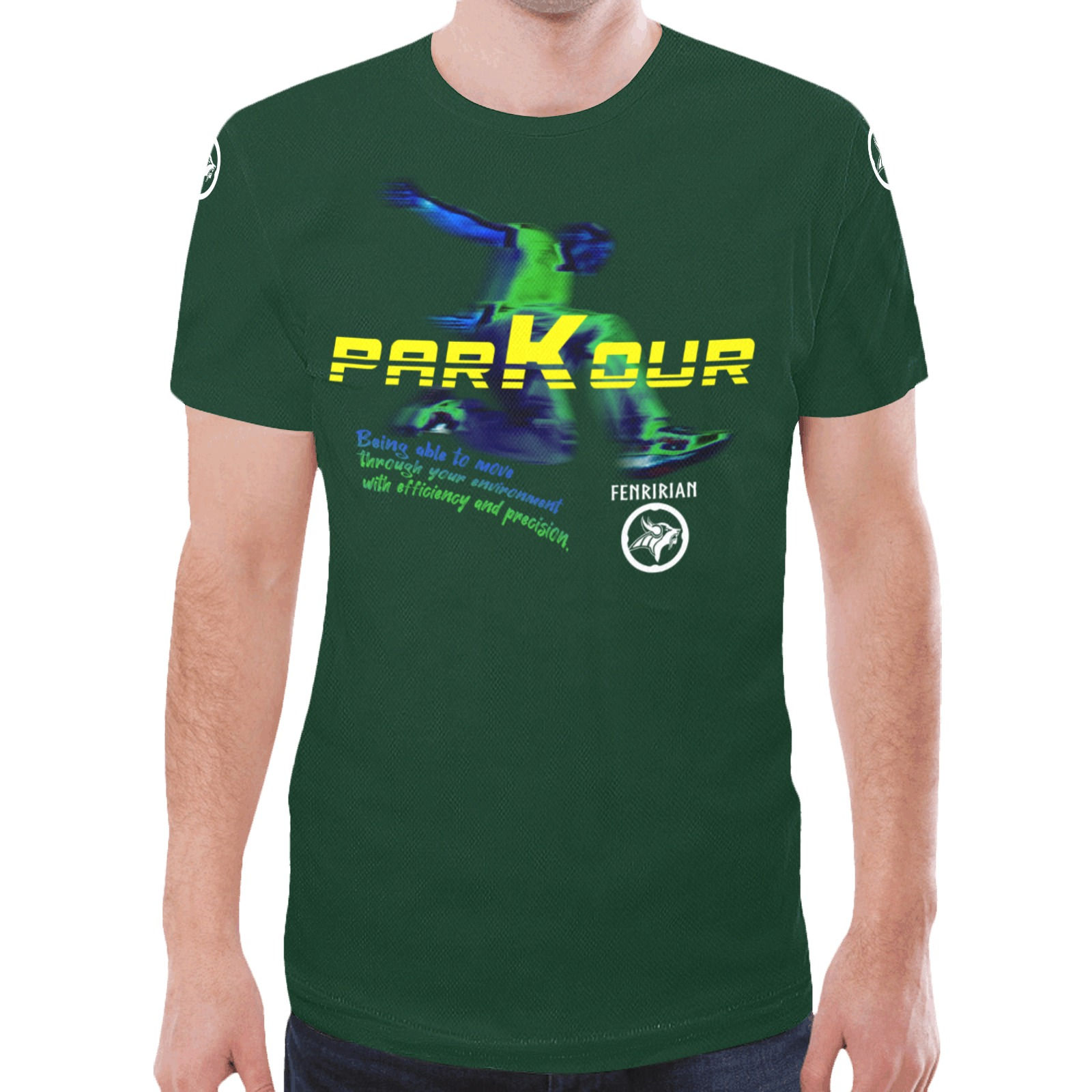 Parkour New All Over Print T-shirt for Men (Model T45)