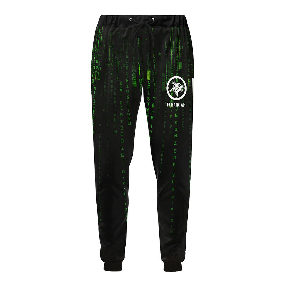 Thumbnail: Matrix Hypercar Men's All Over Print Sweatpants (Model L11)