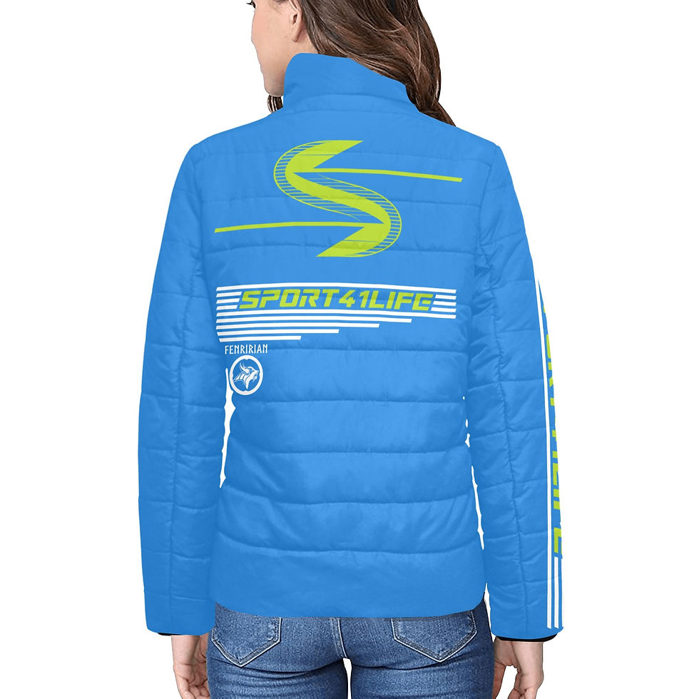 Sport41life Women's Stand Collar Padded Jacket (Model H41)