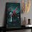 Thumbnail: Xtreme Sports Glitch Frame Canvas Print 17"x11" (Vertical)