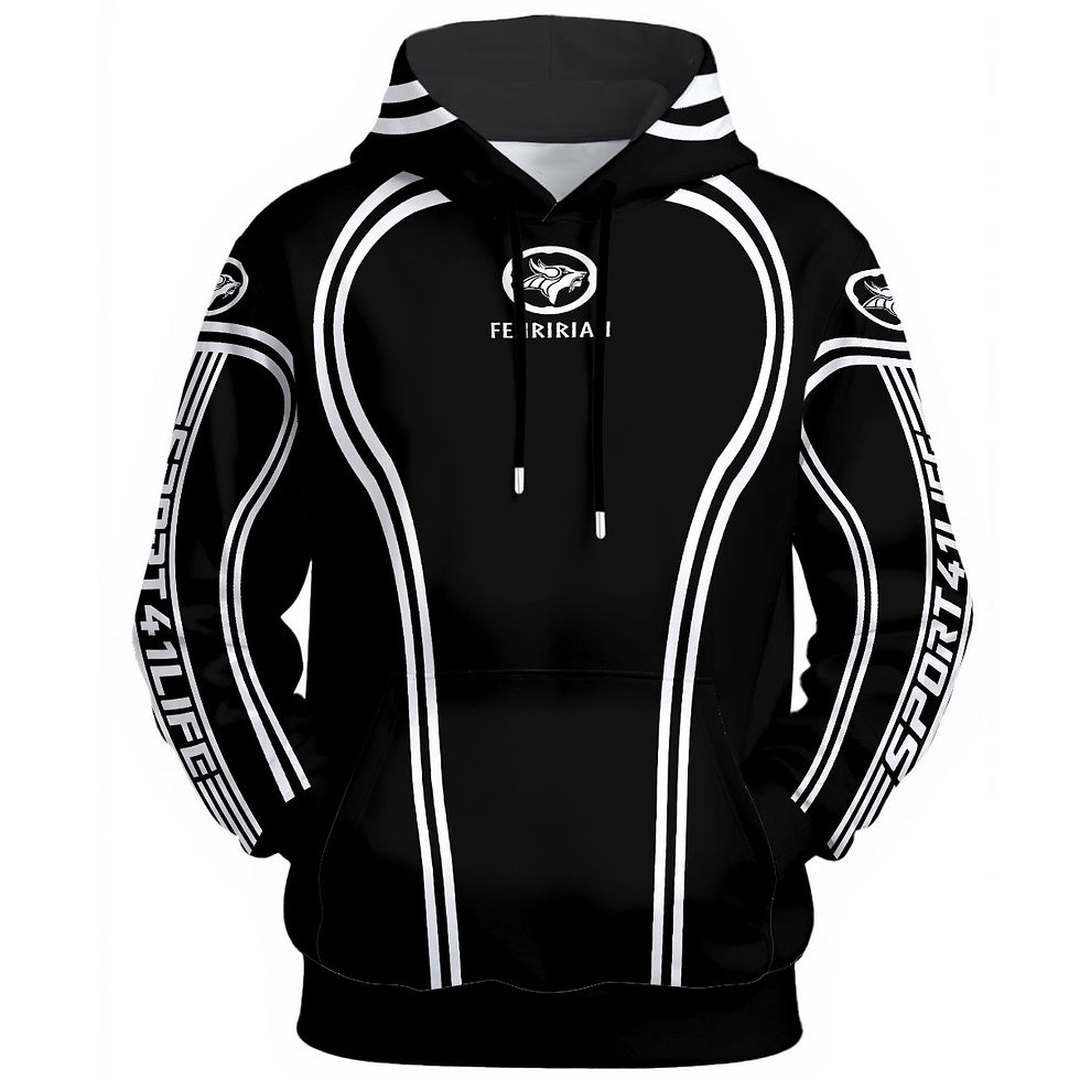 Thumbnail: SPORT41LIFE S1 black | Hoodie for Men