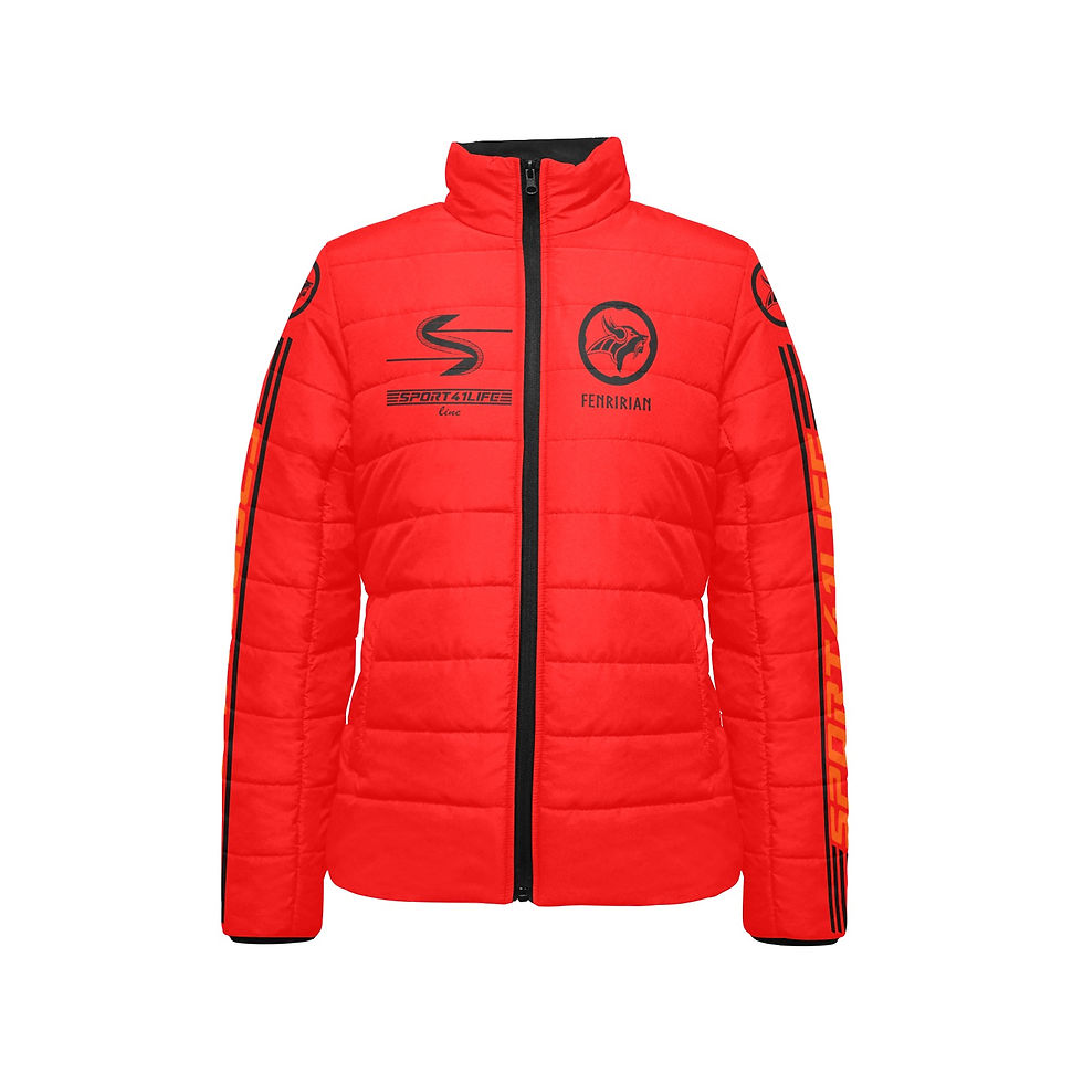Thumbnail: Hypercar Silhouette Women's Stand Collar Padded Jacket (Model H41)