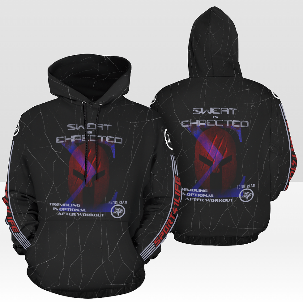 Thumbnail: Spartan Grind All Over Print Hoodie for Women (USA Size) (Model H13)