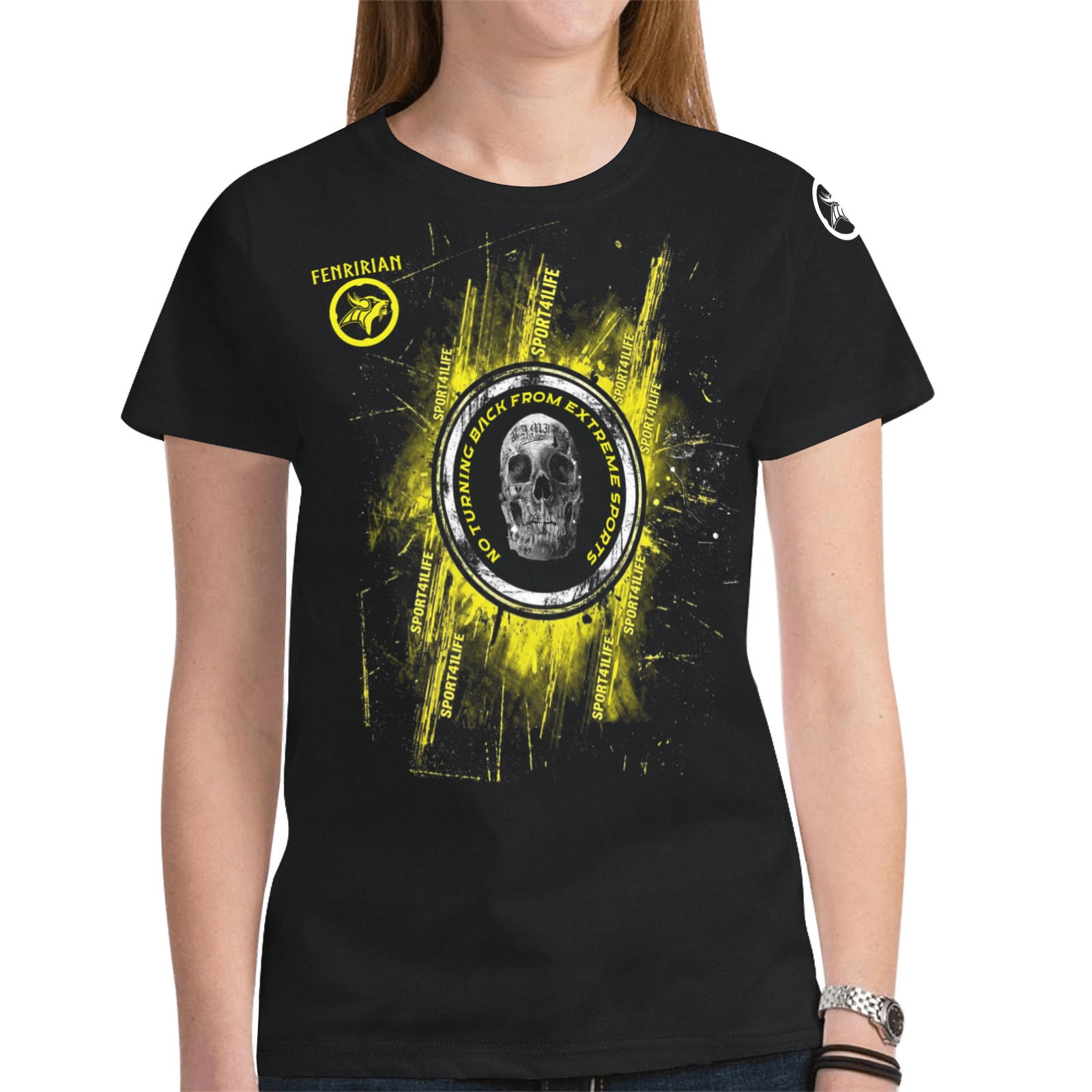 No Turning Back New All Over Print T-shirt for Women (Model T45)