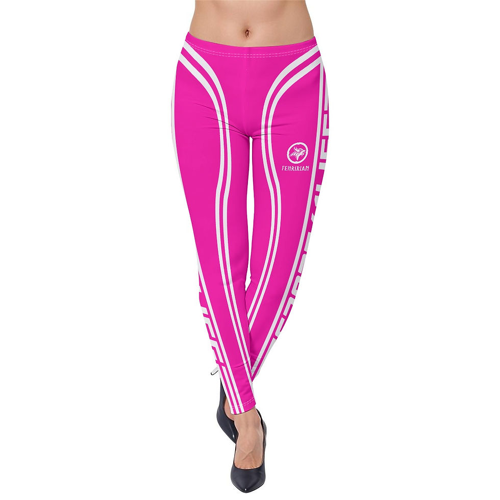 Thumbnail: SPORT41LIFE S1 fluo pink | Leggings for Women