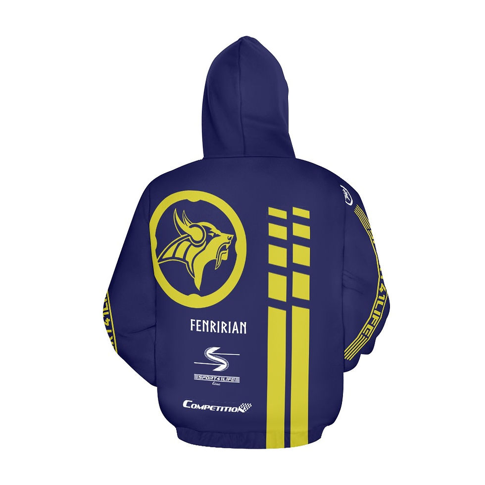Thumbnail: Competition FIR-RIR All Over Print Hoodie for Men (USA Size) (Model H13)