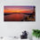 Thumbnail: Rocky Sunset Modern House Balcony Frame Canvas Print 8"x16" (Horizontal)