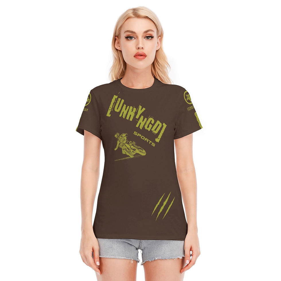 Thumbnail: UNHYNGD Supermotard brown | T-shirt for Women
