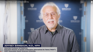 “World AIDS Day 35: Remember and Commit.”