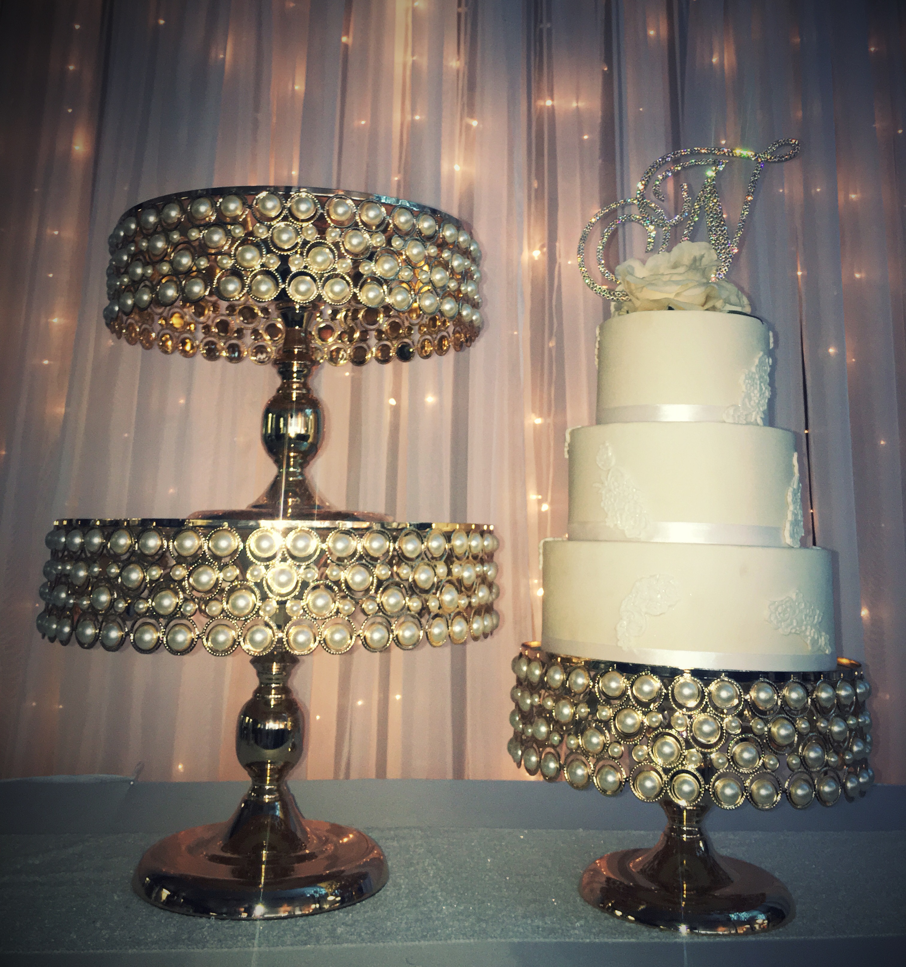 Pearl Gold Plated Compote