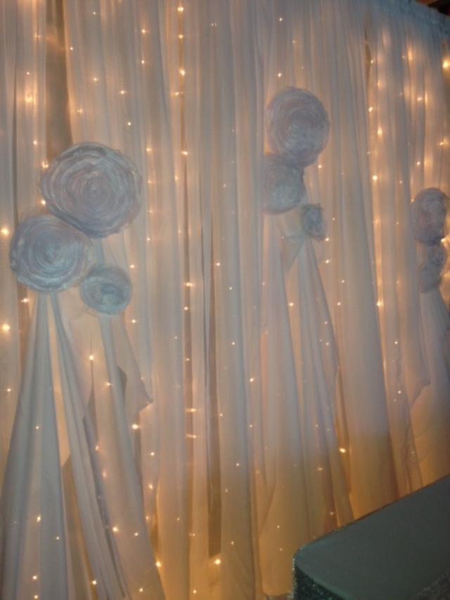 pin-up flower Backdrop