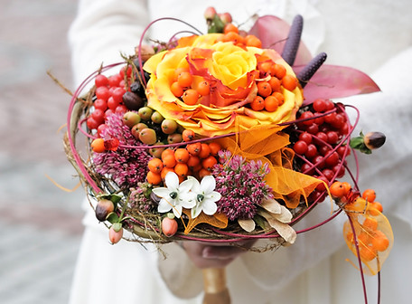 Autumnal Wedding Bouquet