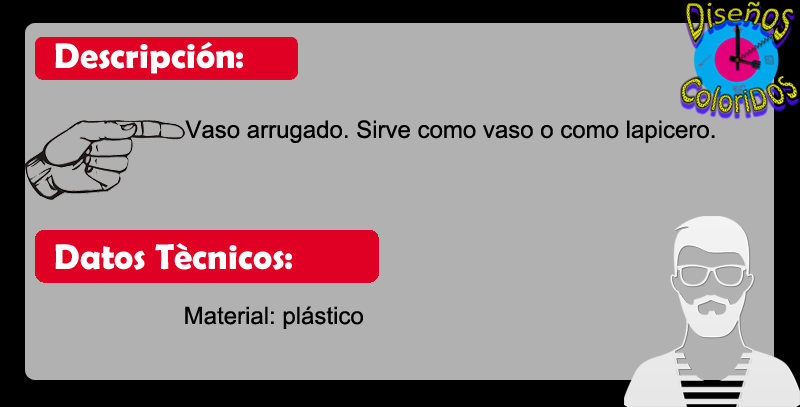 Vaso Arrugado