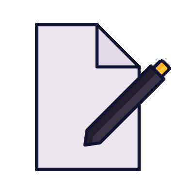 document being written