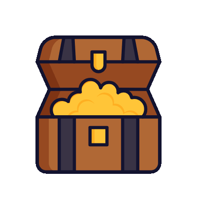 Treasure chest opening