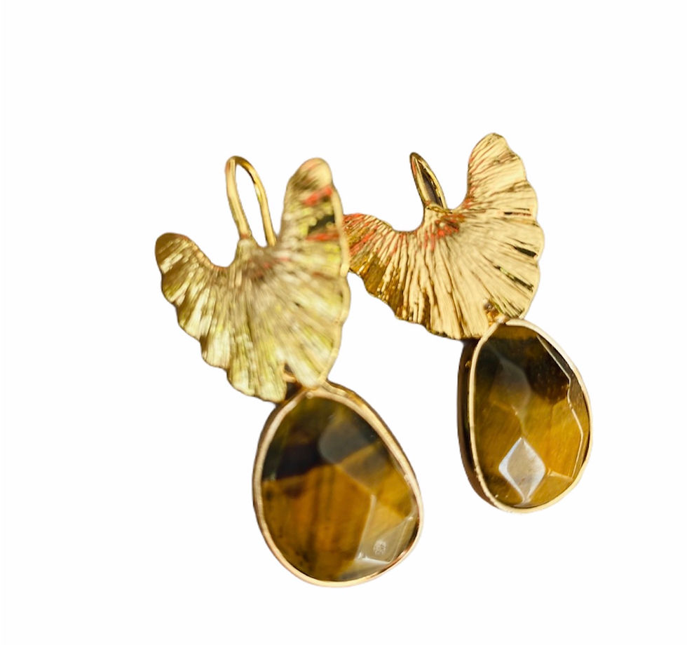 Miniatura: Pendientes hojas Gancho