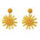 Miniatura: Pendientes Flor Amarillo