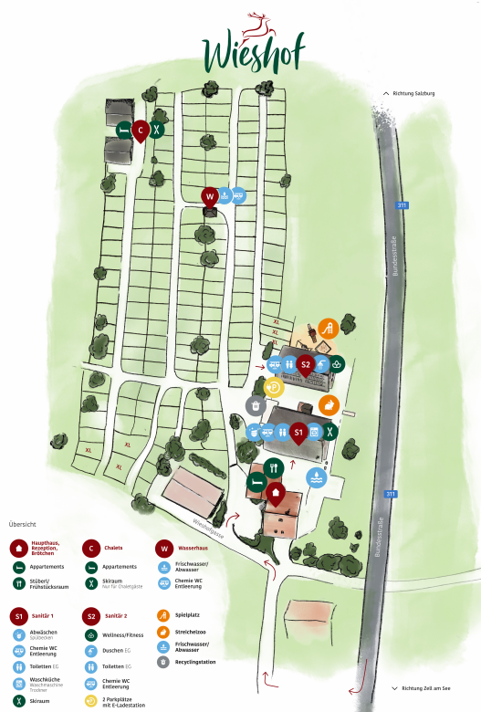 plattegrond camping wieshof