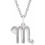 Thumbnail: Scorpio Diamond Zodiac Necklace 14K Gold