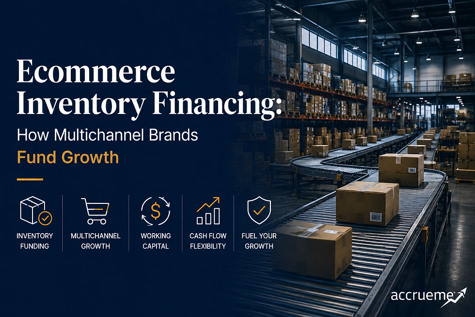 Ecommerce Inventory Financing: How Multichannel Brands Fund Growth