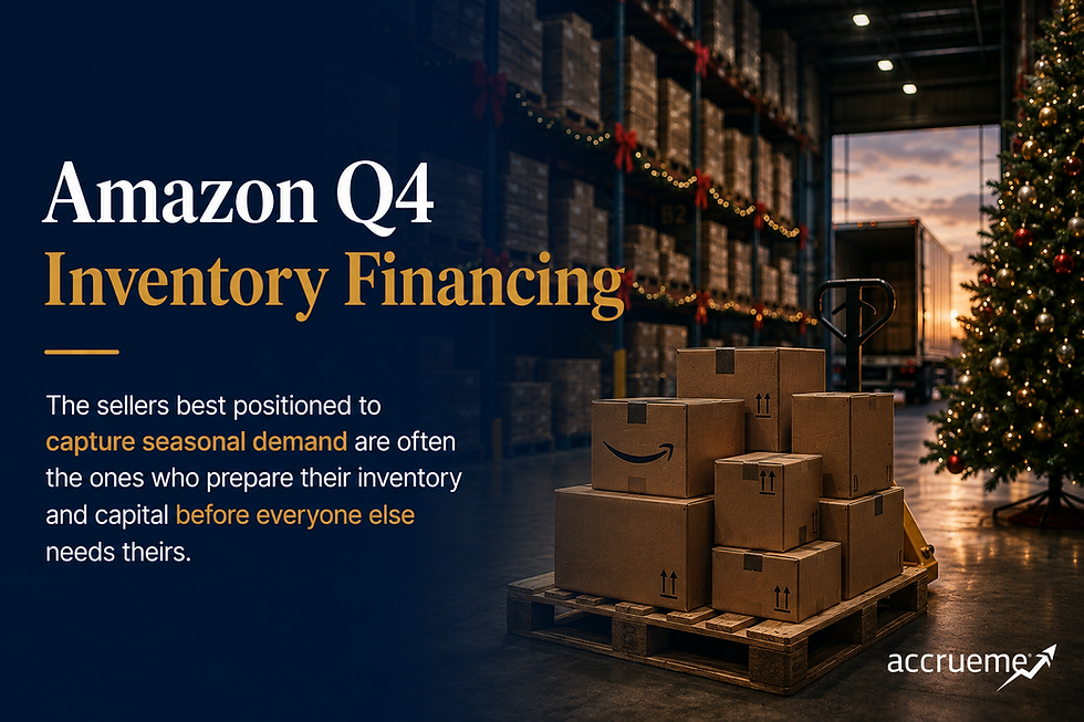 Amazon Q4 Inventory Financing: Funding Seasonal Inventory