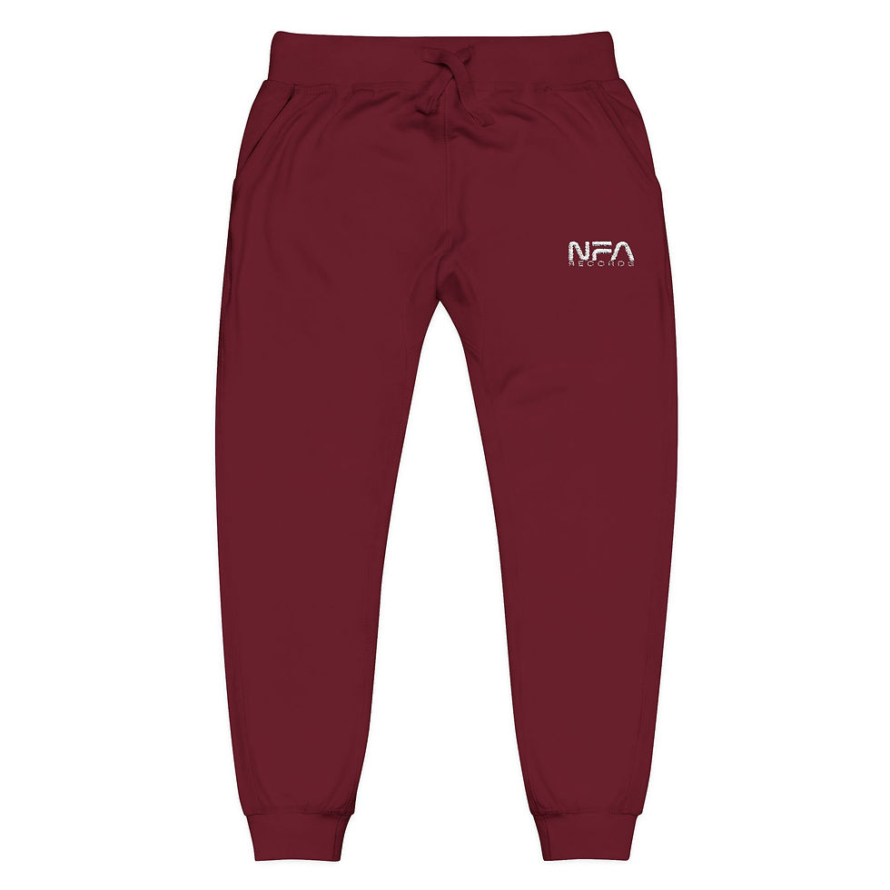 NFA RECORDS Unisex Fleece Sweatpants
