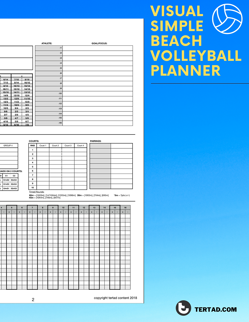 Thumbnail: Beach Volleyball Practice Planner: Streamline Your Coaching & Maximize Training
