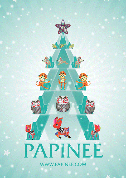 PAPINEE at XINTIANDI Xmas Card