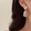 Thumbnail: Textured Metal Drop Earrings