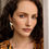 Thumbnail: Textured Metallic Statement Earrings