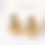 Thumbnail: 18k Gold Plated Rhinestone Earrings
