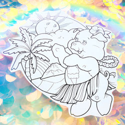 Hula Treat Heart Pig